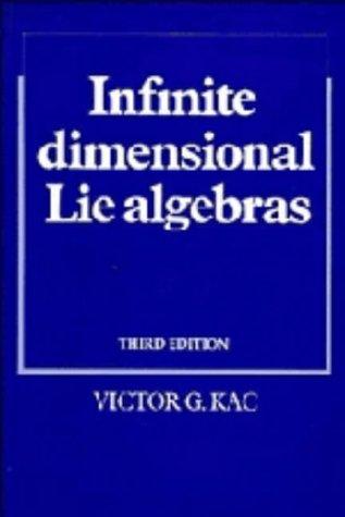 Cover for Infinite dimensional Lie algebras