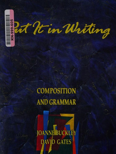 Cover for Put it in writing