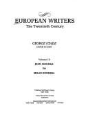 Cover for European Writers
