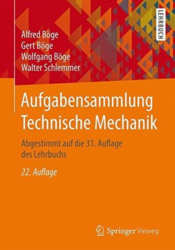 Cover for Aufgabensammlung Technische Mechanik