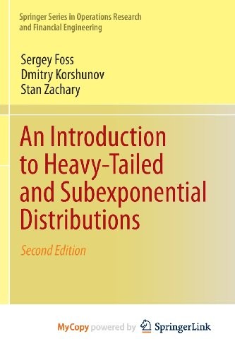 Cover for An Introduction to Heavy-Tailed and Subexponential Distributions