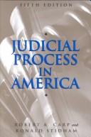 Cover for Judicial process in America
