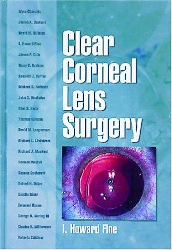 Cover for Clear corneal lens surgery
