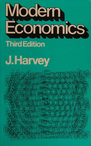 Cover for Modern economics