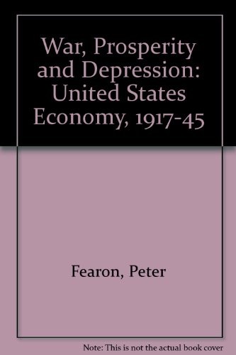 Cover for War, prosperity, and depression