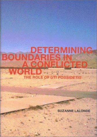 Cover for Determining boundaries in a conflicted world