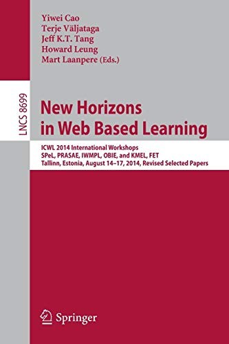 Cover for New Horizons in Web Based Learning