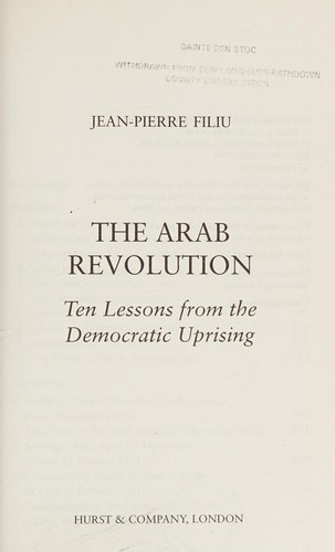 Cover for The Arab revolution