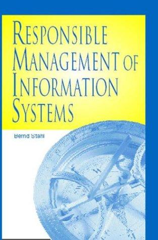 Cover for Responsible Management of Information Systems