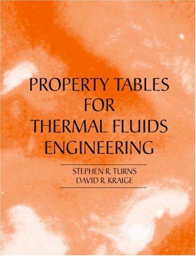 Cover for Properties Tables Booklet for Thermal Fluids Engineering