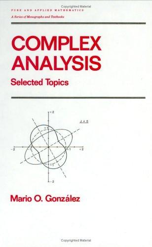 Cover for Complex Analysis (Pure and Applied Mathematics)