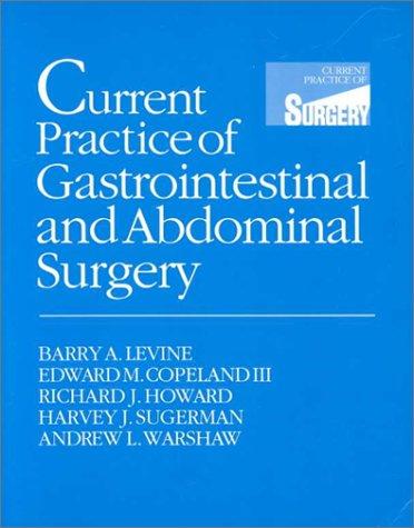 Cover for Current practice of gastrointestinal and abdominal surgery