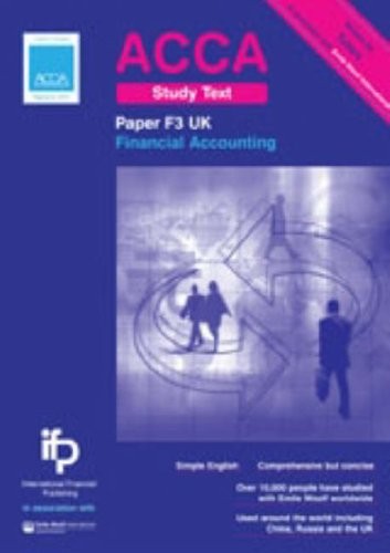 Cover for ACCA F3 UK Financial Accounting Study Text : F3