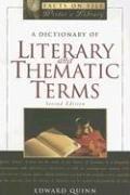 Cover for A dictionary of literary and thematic terms