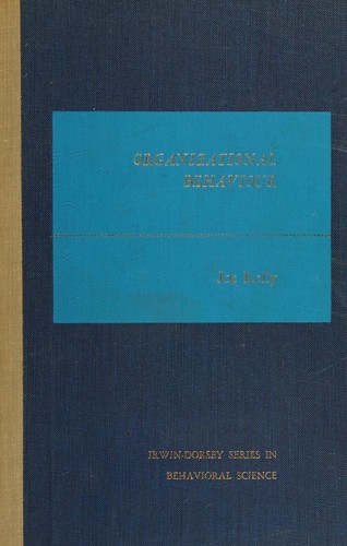 Cover for Organizational behaviour.