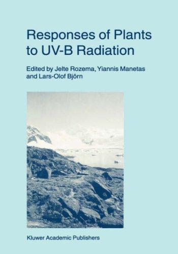 Cover for Responses of Plant to UV-B Radiation (Advances in Vegetation Science)