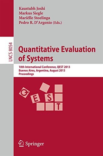 Cover for Quantitative Evaluation of Systems