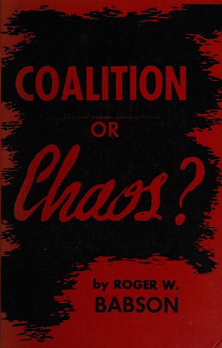 Cover for Coalition or chaos?