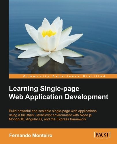 Cover for Learning Single Page Web Application Development