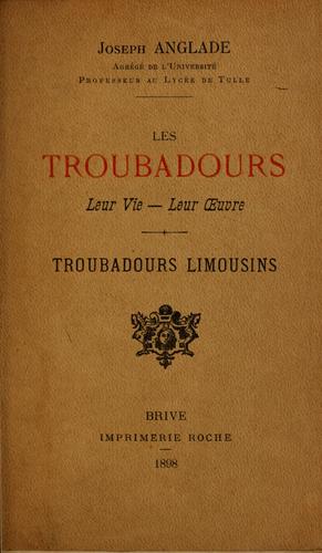 Cover for Les troubadours