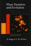 Cover for Plant variation and evolution
