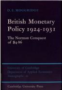 Cover for British Monetary Policy 19241931