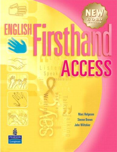 Cover for English Firsthand Access with CD