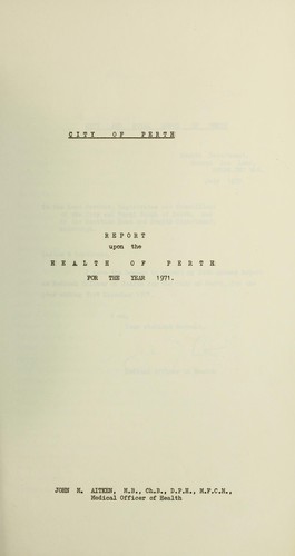 Cover for [Report 1971]