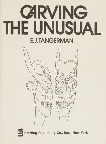 Cover for Carving the unusual
