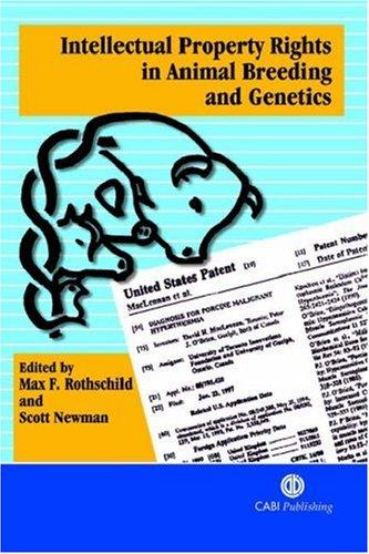 Cover for Intellectual Property Rights in Animal Breeding and Genetics (Cabi Publishing)