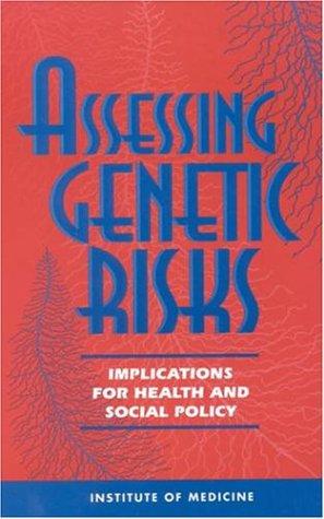 Cover for Assessing Genetic Risks