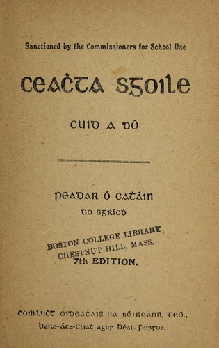 Cover for Cea♯ta sgoile