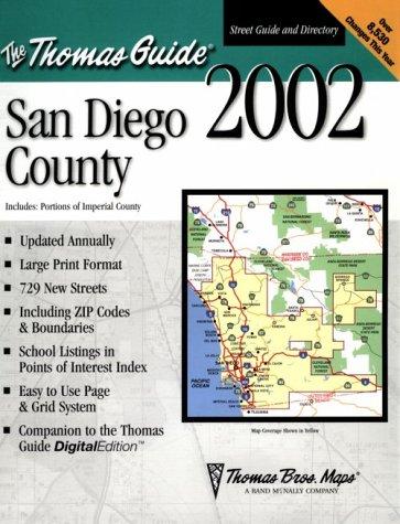 Cover for Thomas Guide 2002 San Diego County Including Portions of Imperial County