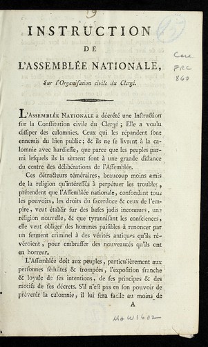 Cover for Instruction
