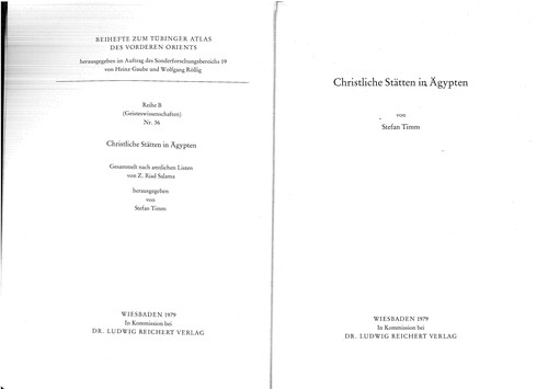 Cover for Christliche Stätten in Ägypten