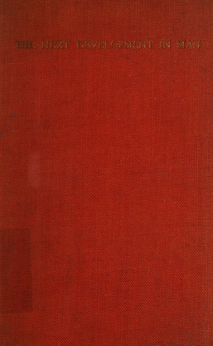 Cover for The next development in man