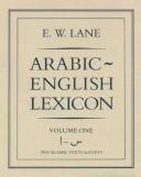 Cover for Arabic-English Lexicon