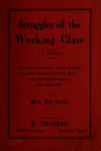 Cover for Struggles of the working class