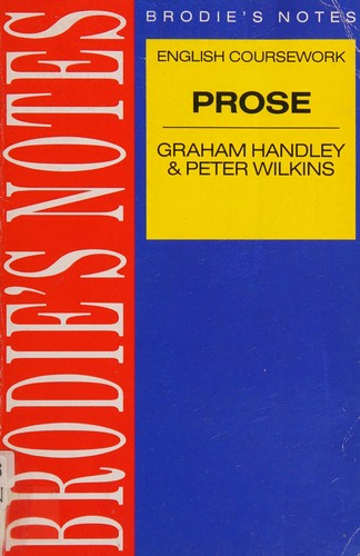 Cover for Brodie's Notes on English Course Work (Pan Study Aids)