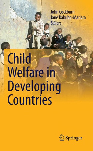 Cover for Child welfare in developing countries