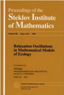 Cover for Relaxation Oscillations in Mathematical Models of Ecology (Proceedings of the Steklov Institute of Mathematics,)