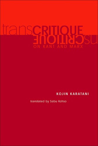 Cover for Transcritique on Kant and Marx