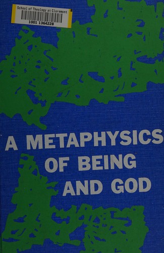Cover for A metaphysics of being and God