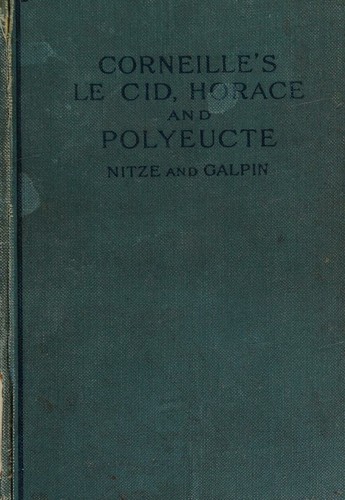 Cover for Le Cid, Horace and Polyeucte