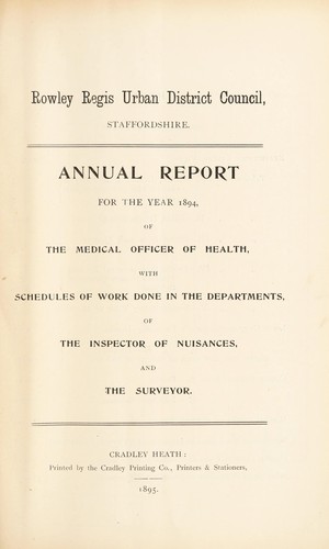 Cover for [Report 1894]
