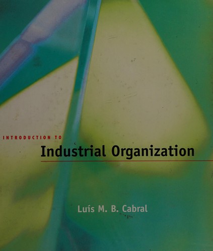 Cover for Introduction to industrial organization