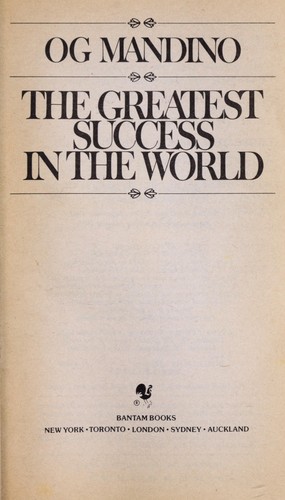 Cover for The greatest success in the world