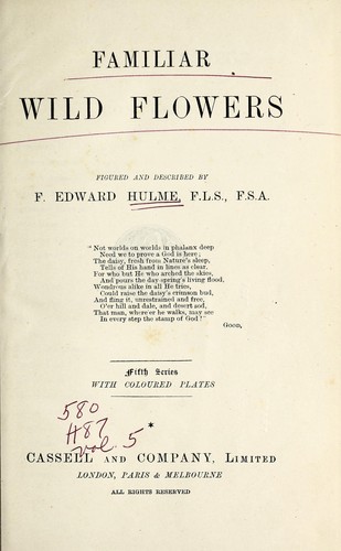 Cover for Familiar wild flowers