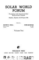 Cover for Solar World Forum