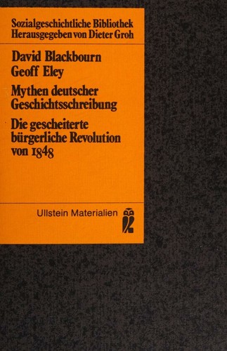 Cover for Mythen deutscher Geschichtsschreibung